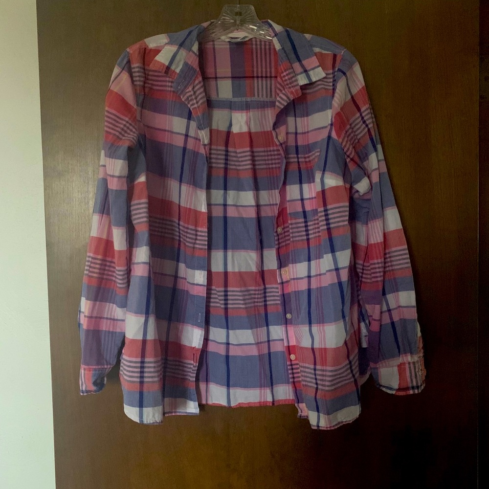 Plaid button up